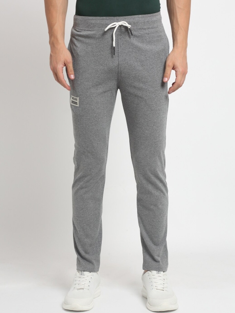 

NEUDIS Men Grey Solid Cotton Track Pants