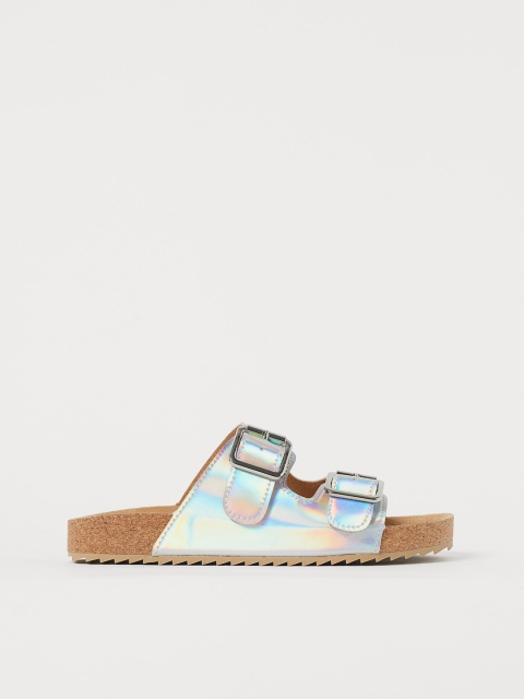 

H&M Girls Silver-Toned Sandals
