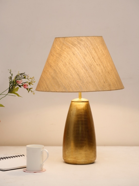 

Fabindia Copper Textured Contemporary Bedside Standard Table Lamp