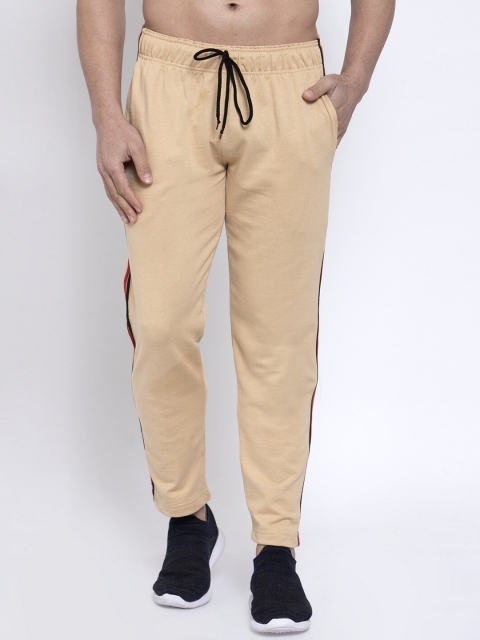 

NEUDIS Men Beige Joggers Trousers