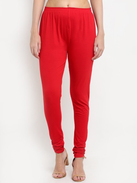 

NEUDIS Women Red Solid Churidhar