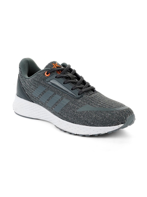 

REFOAM Men Grey Textile Running Non-Marking Sport Shoes