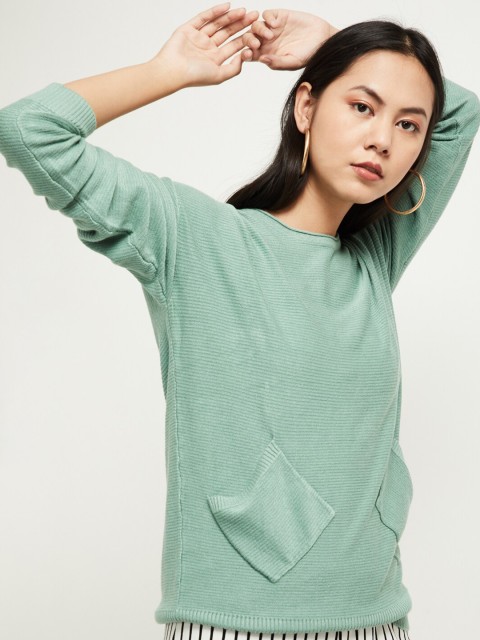 

max Women Green Pullover