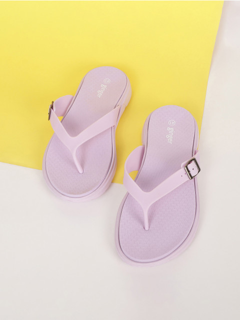 

Ginger by Lifestyle Women Purple Rubber Slip-On