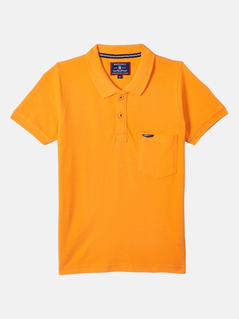 

Monte Carlo Boys Orange Polo Collar T-shirt