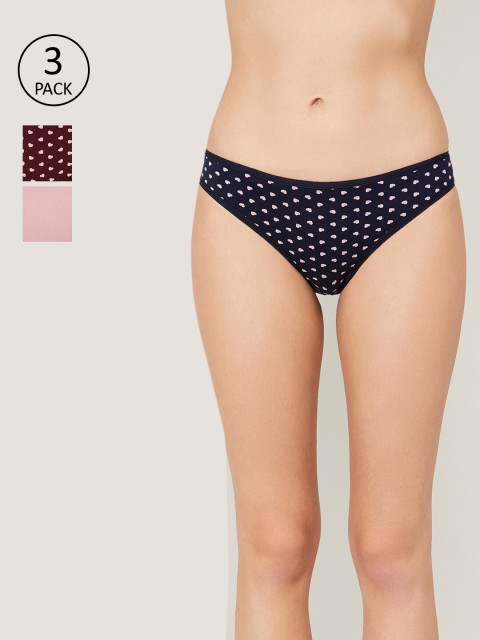 

Ginger by Lifestyle Women Pack of 3 Printed Assorted Bikini Briefs 8903733221907