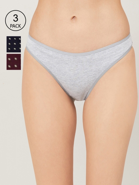 

Ginger by Lifestyle Women Pack Of 3 Assorted Bikini Briefs 8903734439134