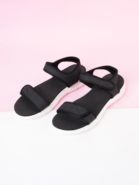 

Ginger by Lifestyle Women Black Sports Sandals