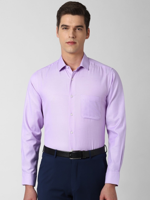 

Peter England Men Purple Formal Shirt