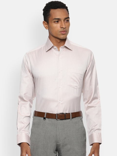 

Van Heusen Men Beige Casual Shirt
