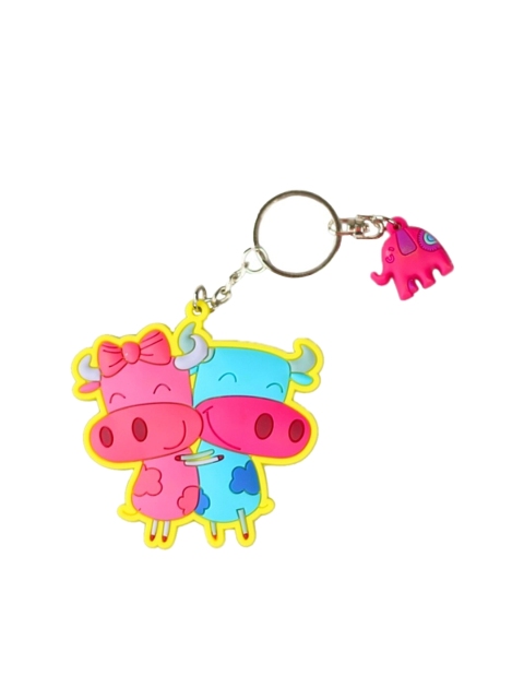 

Chumbak Pink & Blue M And M Keychain