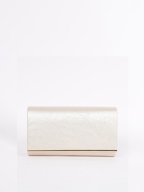 

CODE by Lifestyle Gold-Toned Textured Box Clutch