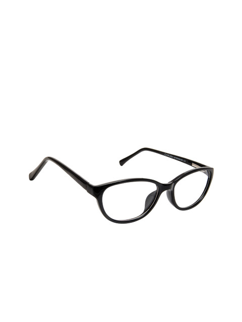 

Cardon Unisex Black Full Rim Oval Frames