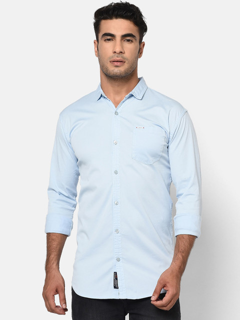 

V2 Value & Variety Men Blue Slim Fit Casual Shirt