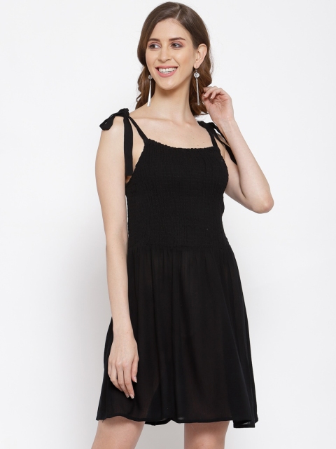 

SCOUP Black Crepe Dress