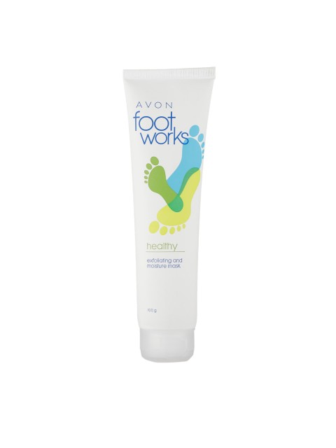 

Avon Footworks Exfoliating & Moisture Mask 100 gm, White