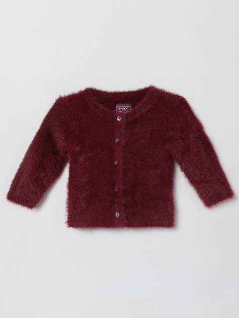 

max Girls Magenta Cardigan