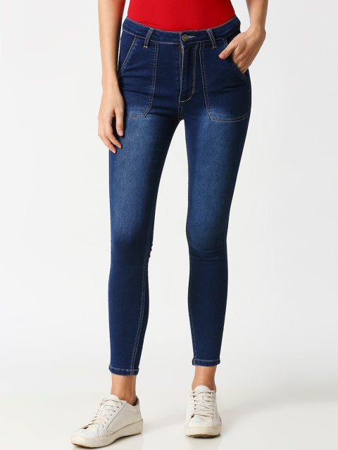 

fungus Women Blue Slim Fit High-Rise Light Fade Jeans