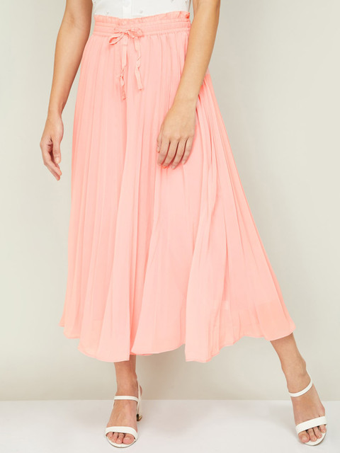 

CODE by Lifestyle Women Pink Pleated Culottes Trousers
