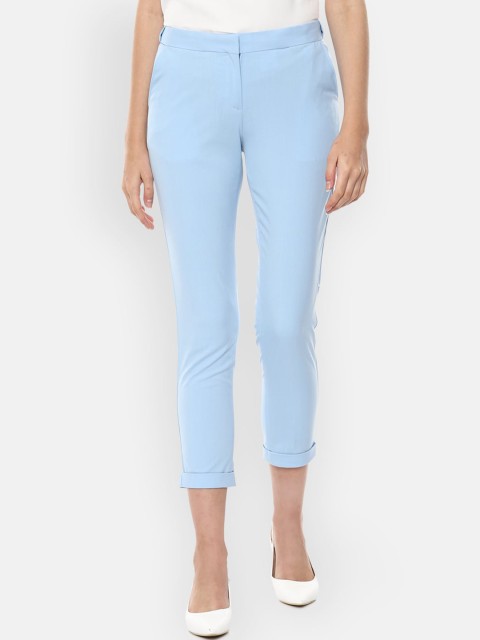 

Van Heusen Woman Women Blue Cigarette Trousers Cigarette Trousers