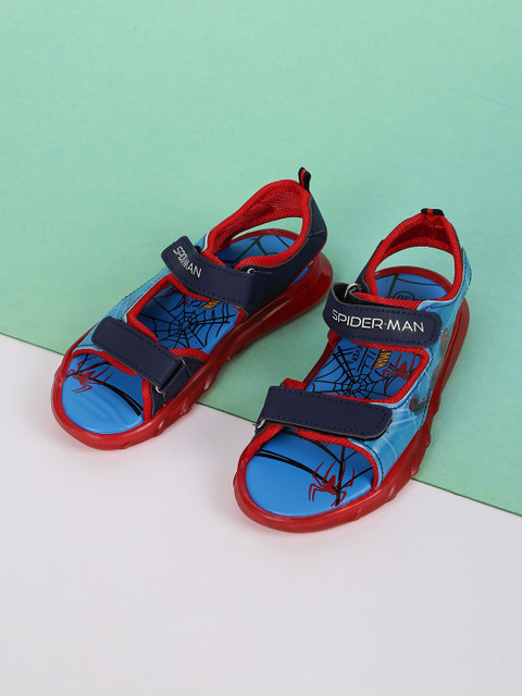 

Fame Forever by Lifestyle Boys Blue & Red PU Comfort Sandals