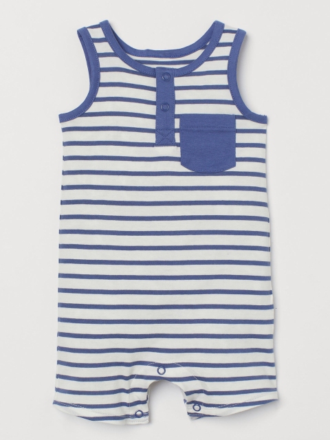 

H&M Girls Blue Sleeveless romper suit