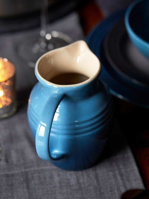 

Le Creuset Blue Solid Breakfast Jug
