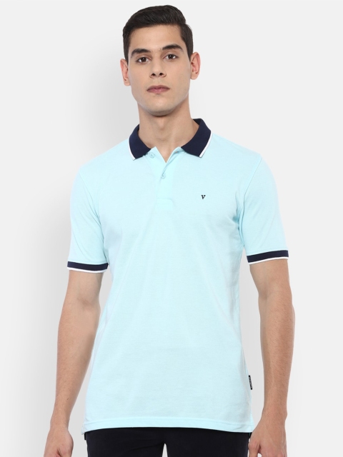 

Van Heusen Sport Men Blue Polo Collar T-shirt