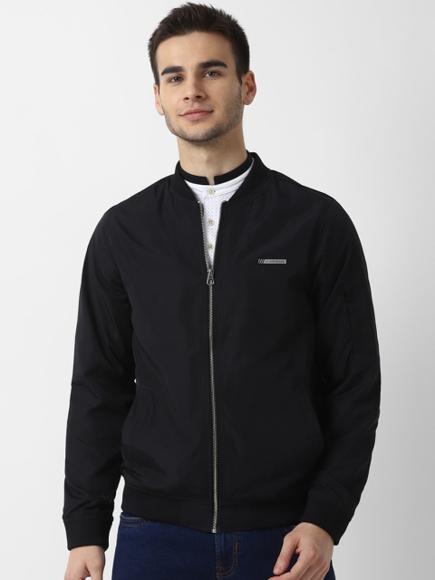 

Louis Philippe Sport Men Navy Blue Open Front Jacket
