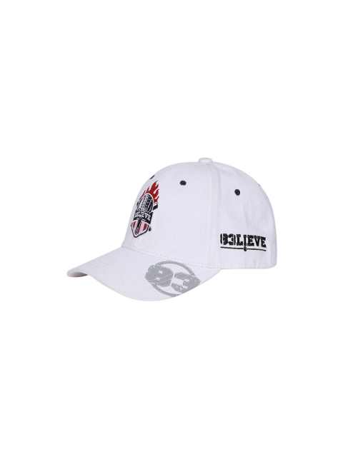

SPYKAR Men White & Red Baseball Cap