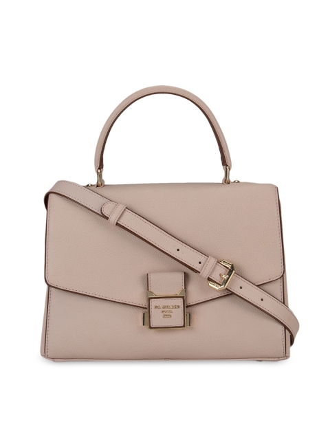

Da Milano Pink Leather Structured Satchel