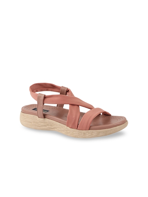 

Shoetopia Women Peach Open Toe Flats