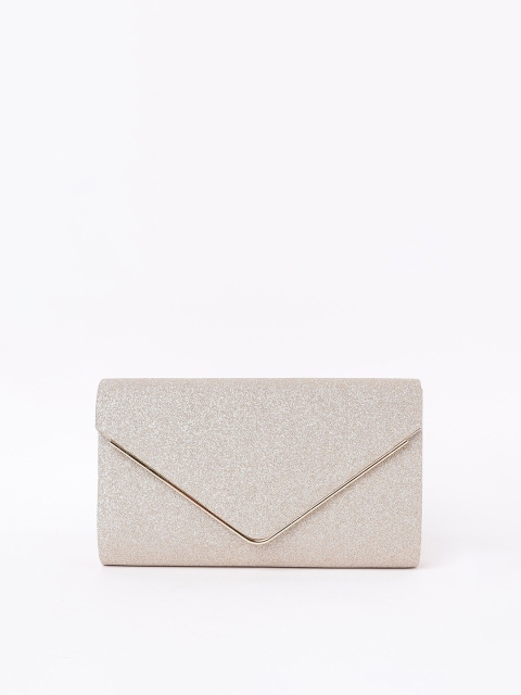 

CODE by Lifestyle Champagne Textured Envelope Clutch