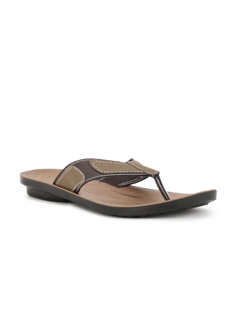 

Bata Men Brown Comfort Sandals