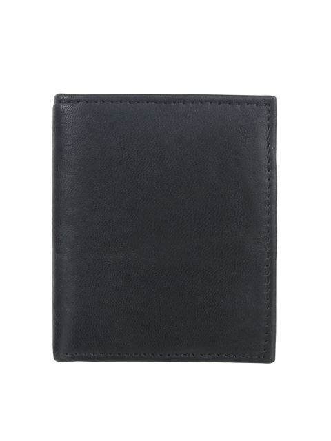 

Swiss Design Unisex Black Solid PU Card Holder