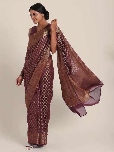 

Suta Purple Banarasi Pure Silk Saree