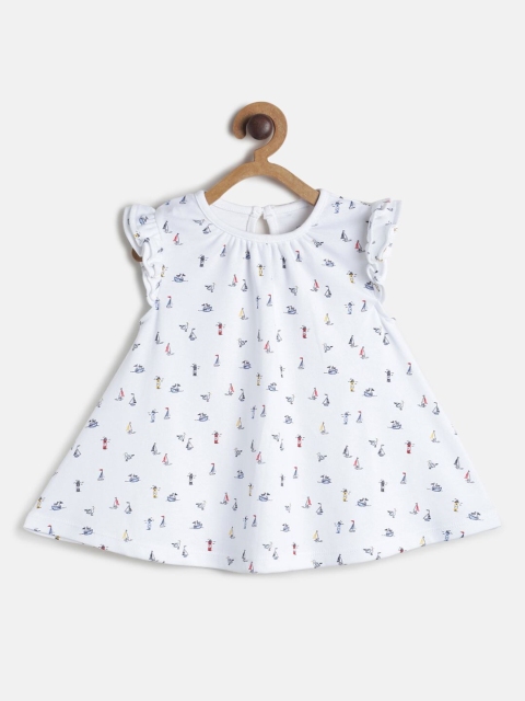 

MINI KLUB Girls White A-Line Dress