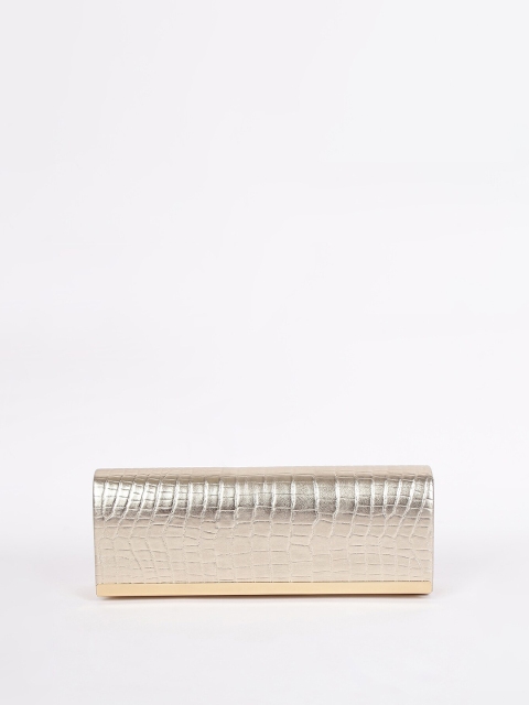 

CODE by Lifestyle Gold Checked Envelope Clutch