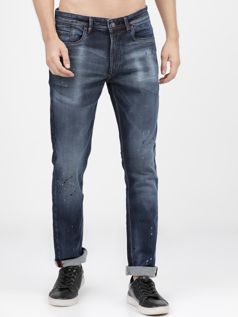 

Ecko Unltd Men Blue Slim Fit Low Distress Heavy Fade Jeans