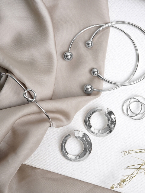 

JOKER & WITCH Silver-Toned Kalon Jewellery Set