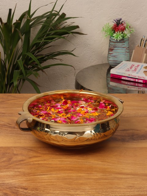 

Aapno Rajasthan Gold-Toned Brass Uruli