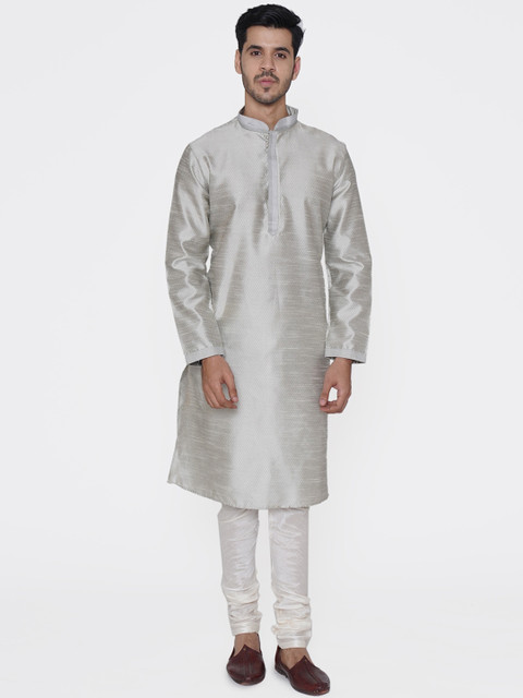 

TABARD Men Silver-Toned Kurta