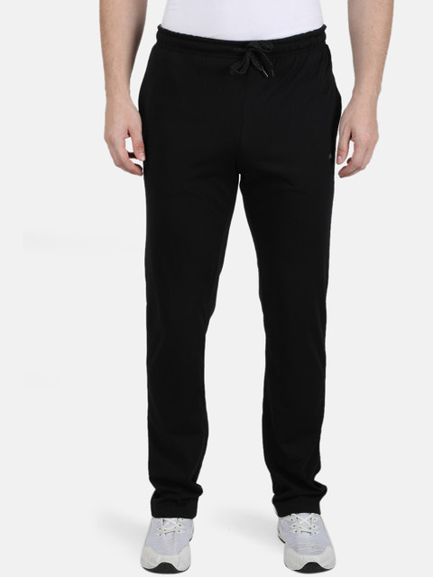 

Monte Carlo Men Black Solid Track Pants