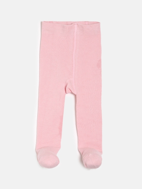 

MINI KLUB Girls Pink Solid Stockings