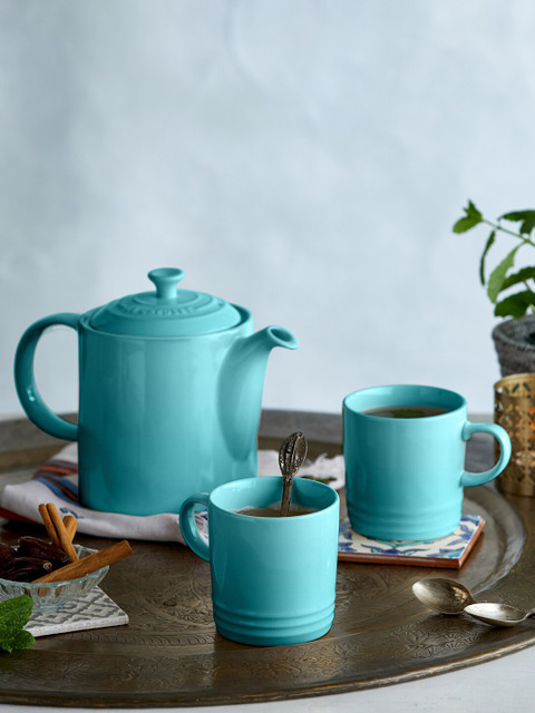 

Le Creuset Blue Solid Grand Teapot 1.3L