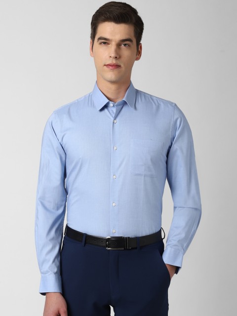 

Peter England Men Blue Slim Fit Formal Shirt