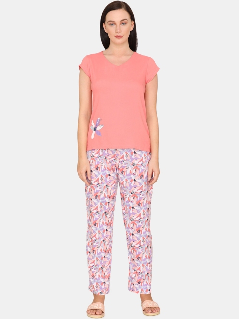 

Zivame Women Multi Printed Night suit