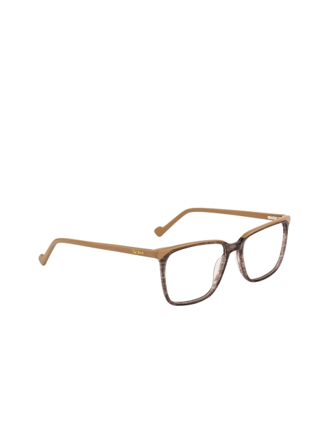 

Ted Smith Unisex Brown Full Rim Wayfarer Frames