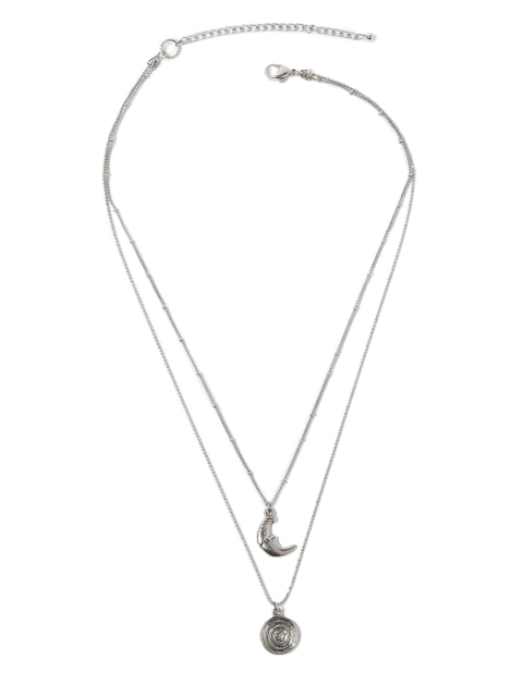 

FOREVER 21 Silver-Toned Layered Necklace