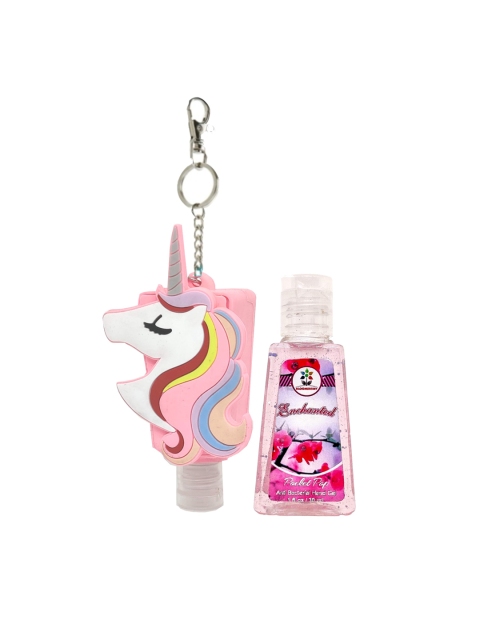

BLOOMSBERRY Unicorn Holder with Sanitizer, Pink
